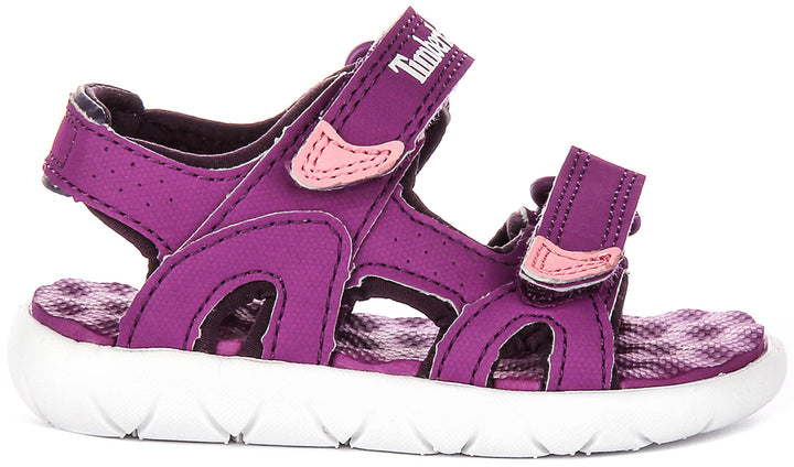 Timberland Perkins Row Backstrap A5M2D In Purple For Toddler