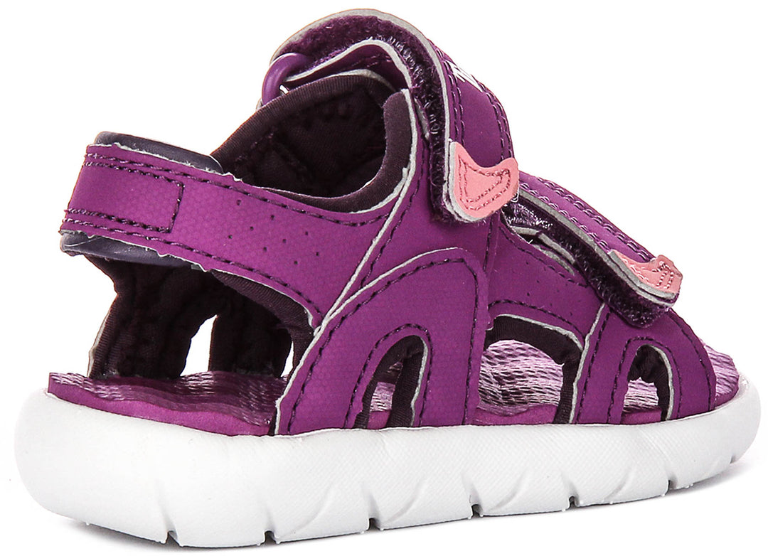 Timberland Perkins Row Backstrap A5M2D In Purple For Toddler