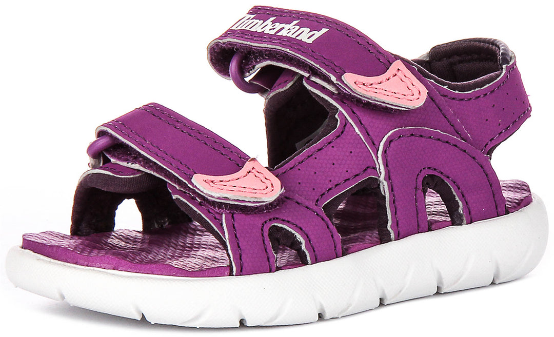 Timberland Perkins Row Backstrap A5M2D In Purple For Toddler