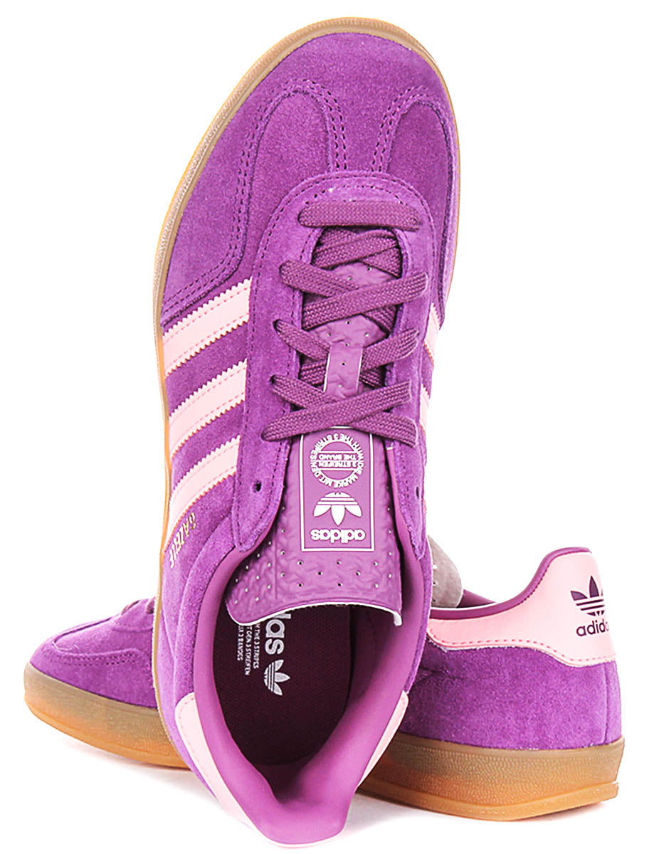 Adidas Gazelle Indoor In Purple For Youth