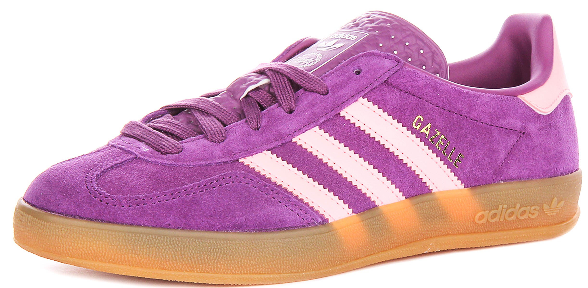 Adidas Gazelle Indoor In Purple For Youth | Lace up Retro Trainers