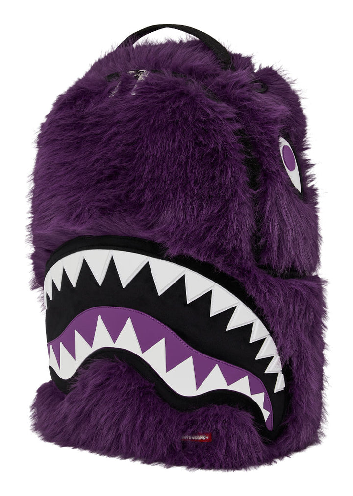 Sprayground Furry Cray Purple Backpack In Purple
