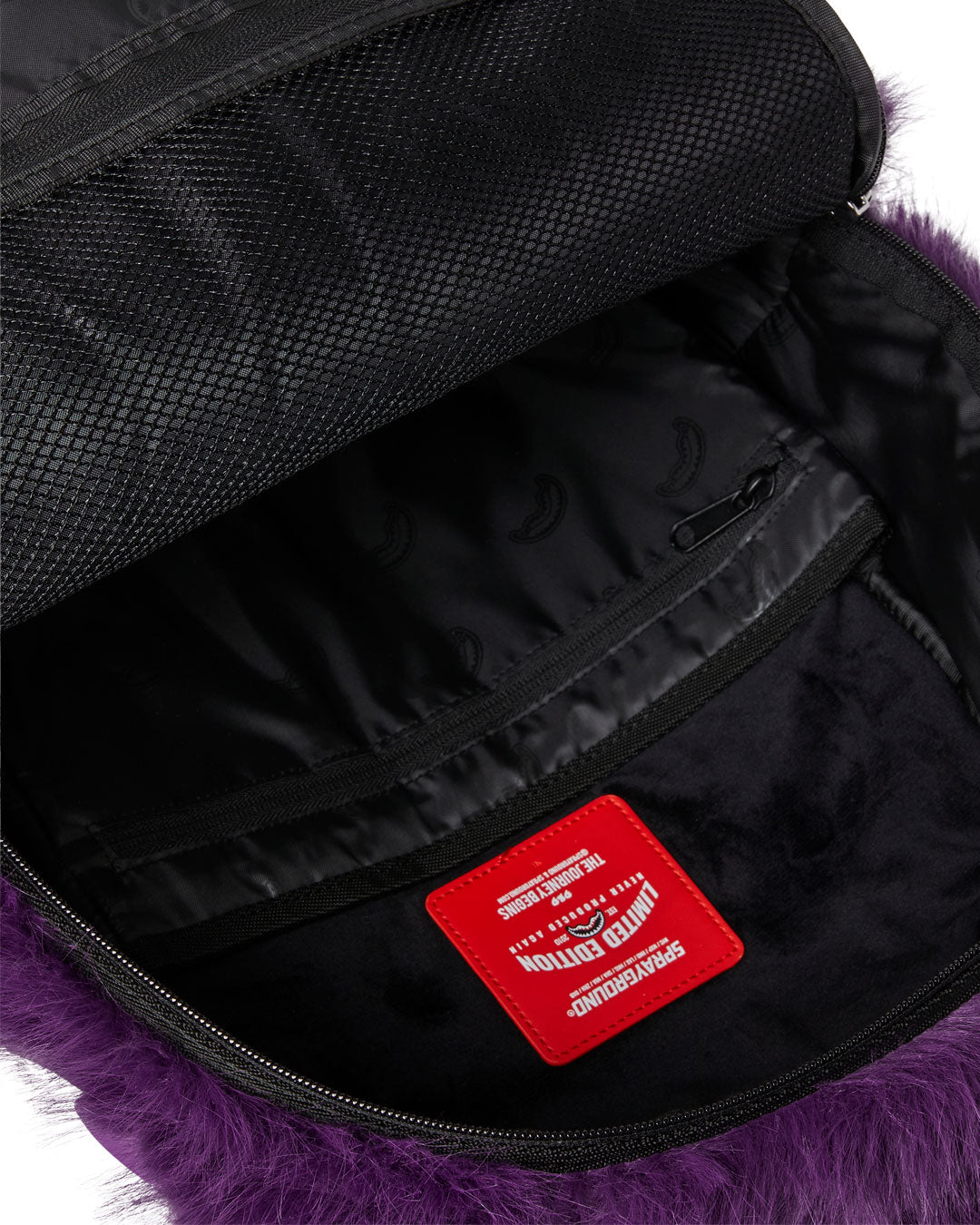 Sprayground Furry Cray Purple Backpack In Purple