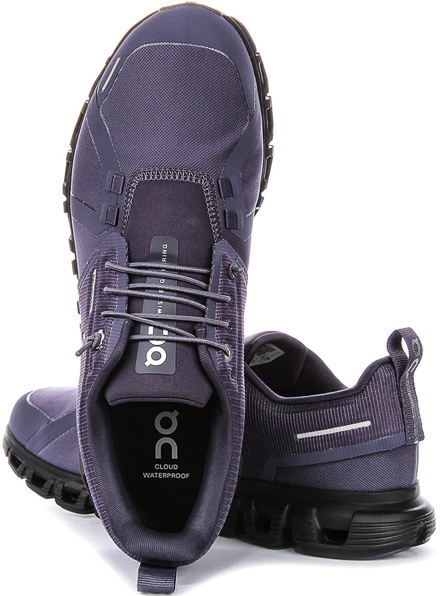 On Running Cloud 6 Waterproof In Flint Black For Men