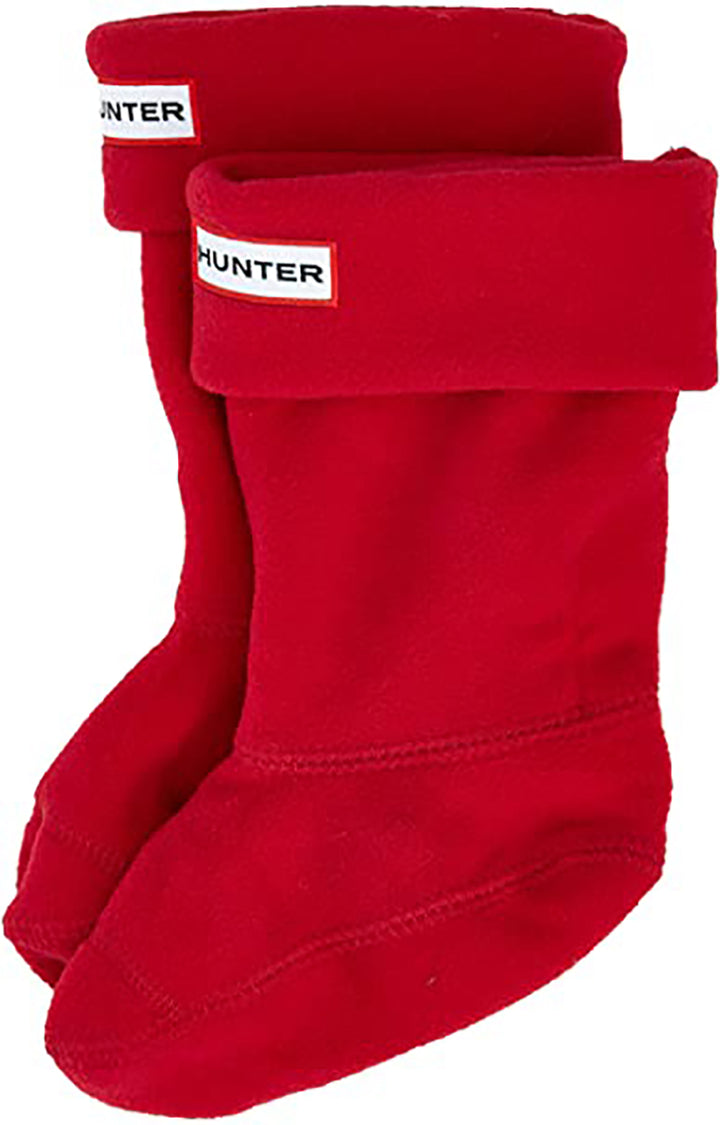 Hunter Original Calcetines cortos de vellón de poliéster para niños en rojo