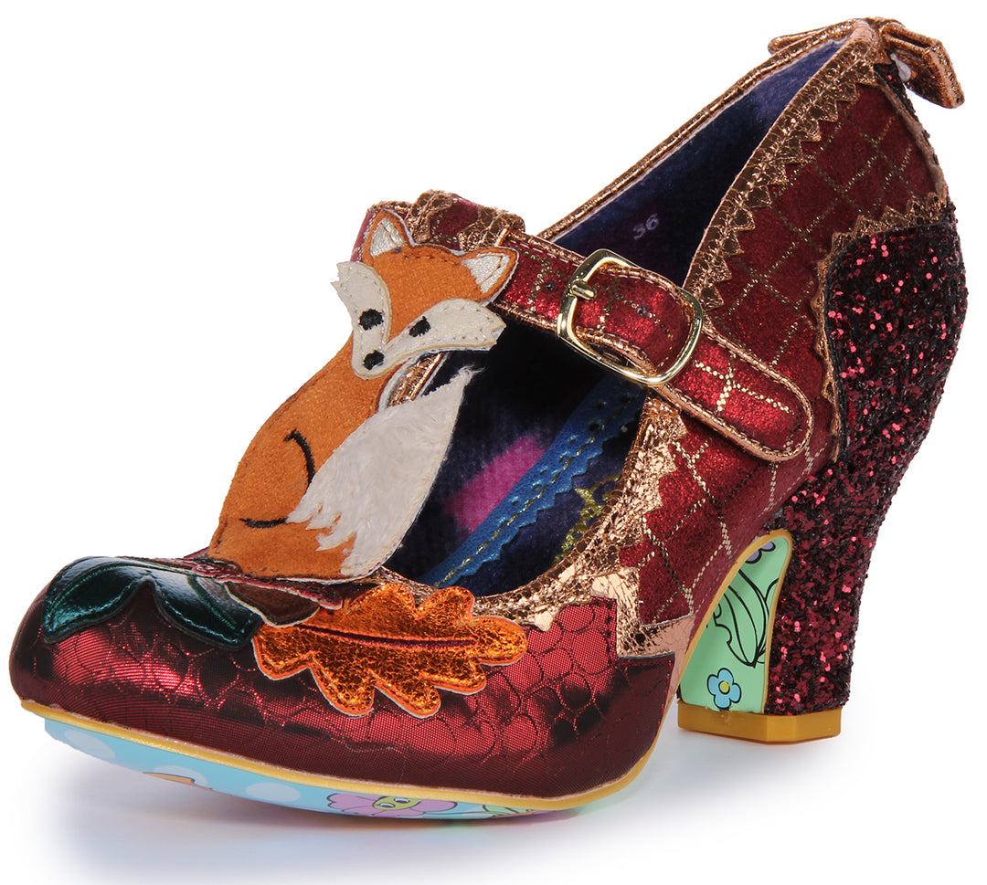 Irregular Choice Feeling Foxy In Red For Women