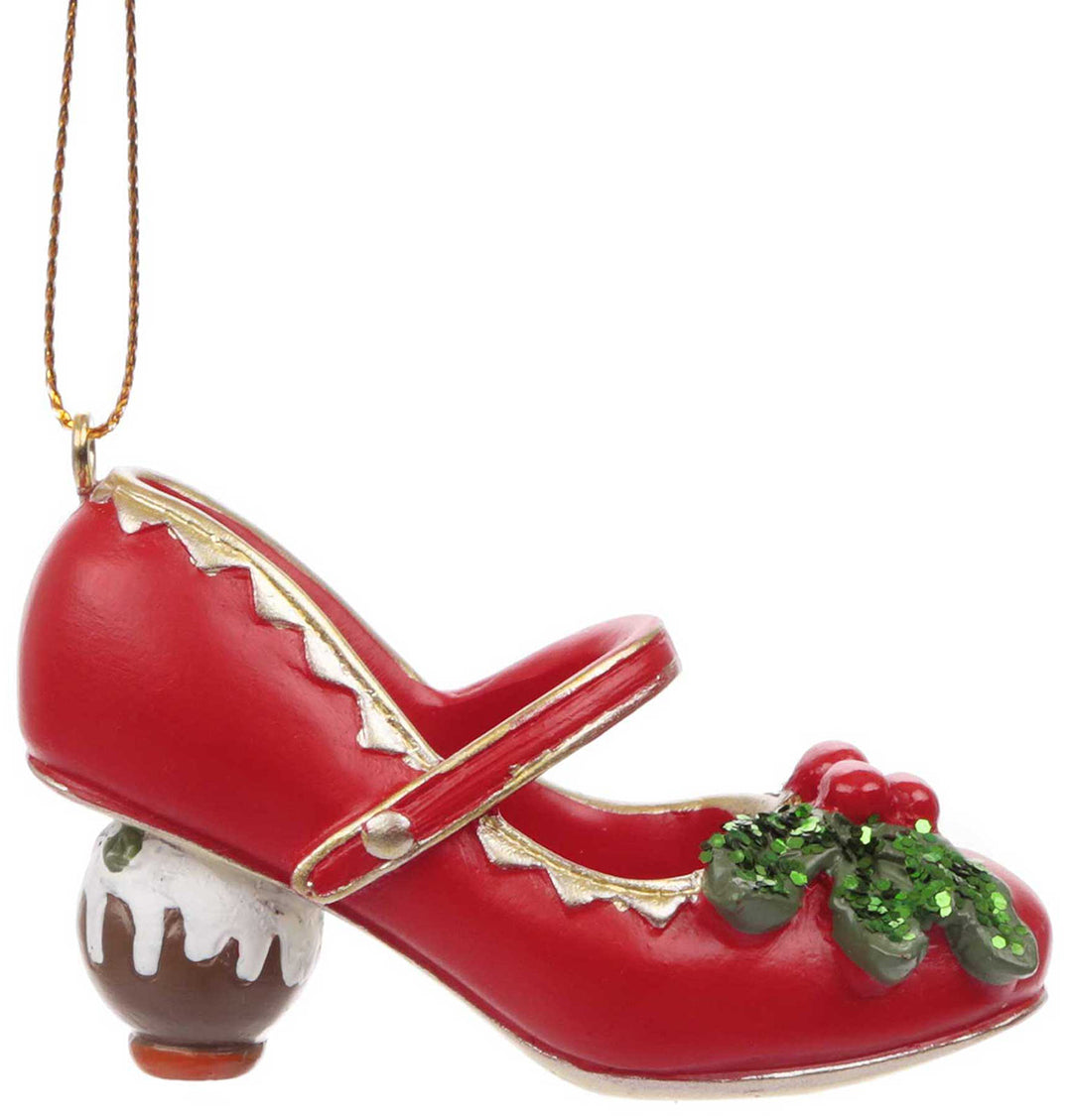 Irregular Choice Little Pudding In Red Christmas Bauble