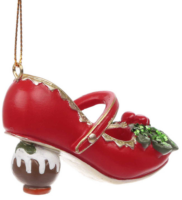 Irregular Choice Little Pudding In Red Christmas Bauble
