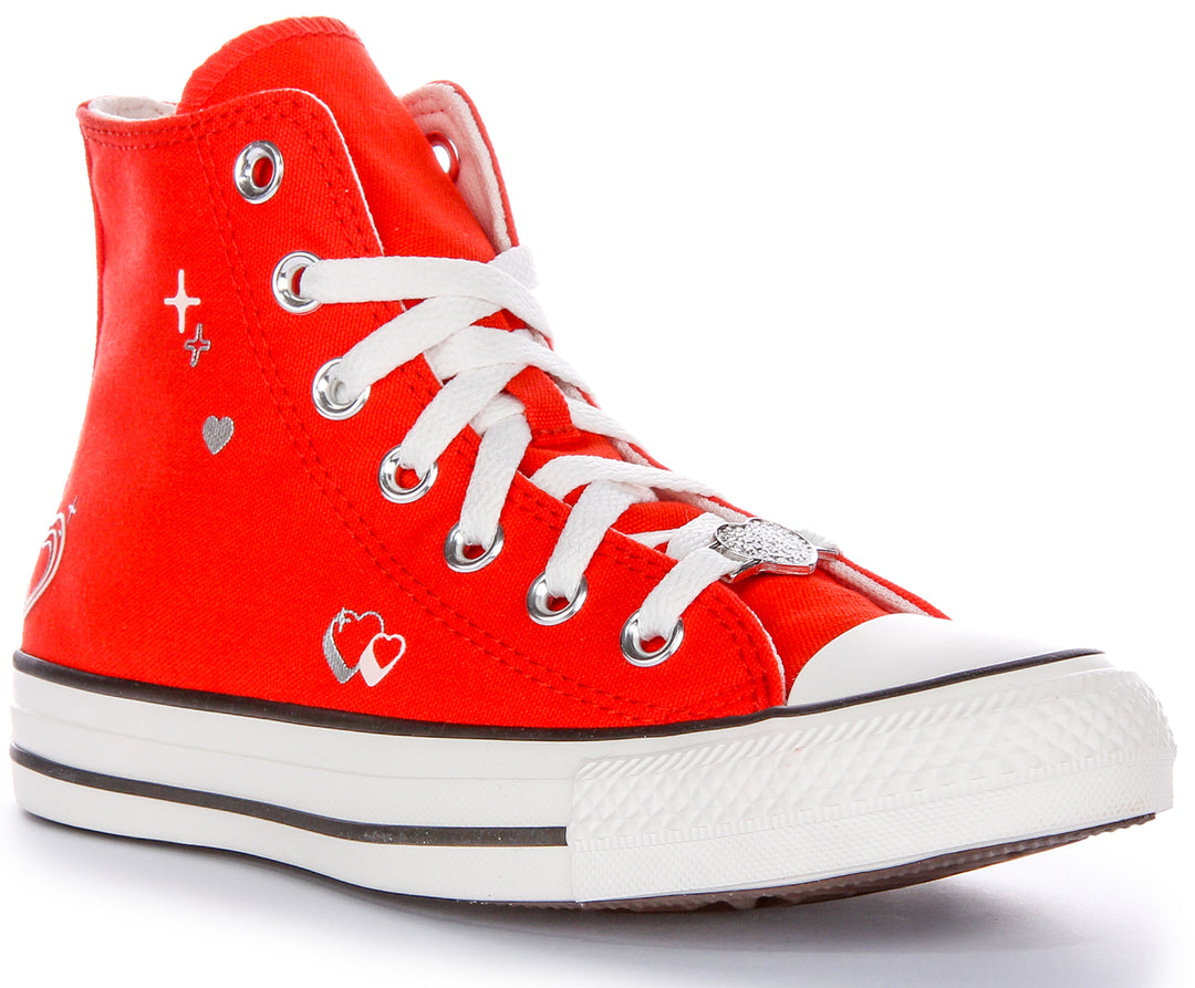 Converse All Star Y2K Heart A09117C In Red For Women