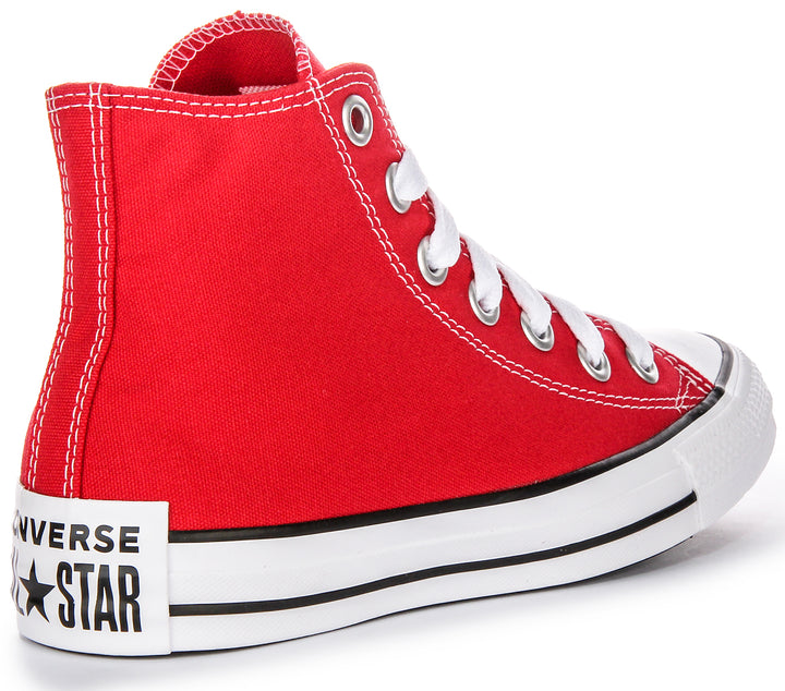 Converse All Star Hi Sketch A10399C In Red For Junior