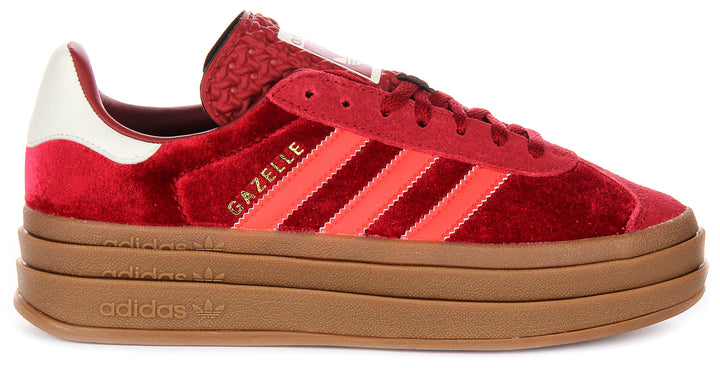 Adidas Gazelle Bold W In Red For Women