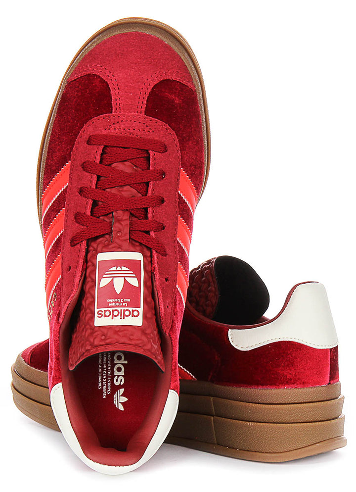 Adidas Gazelle Bold W In Red For Women