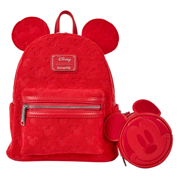 Loungefly Minnie Mouse Ears Burnout In Red
