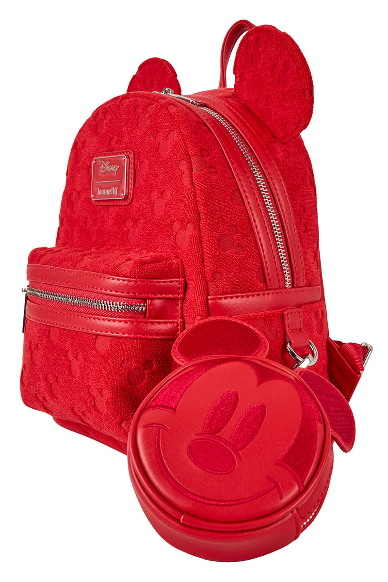 Loungefly Minnie Mouse Ears Burnout In Red