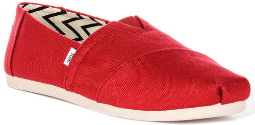 Toms Alpargata Herritage In Red For Men