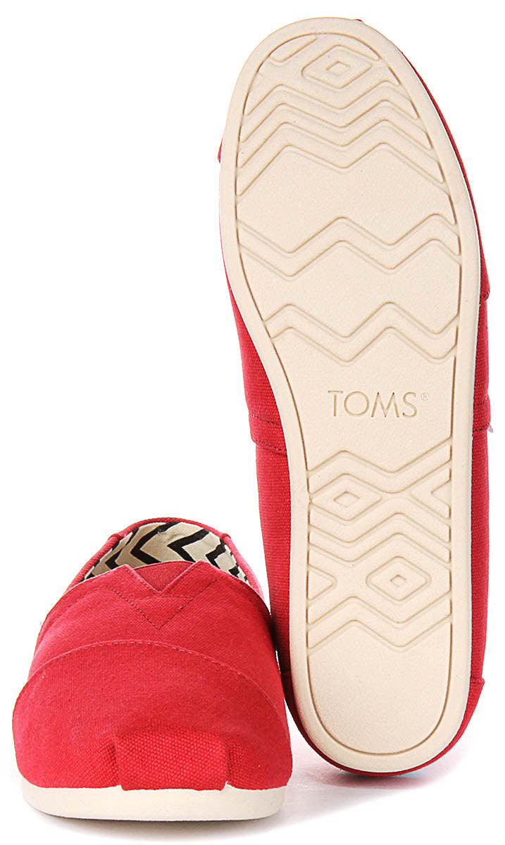 Toms Alpargata Herritage In Red For Men
