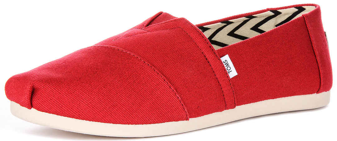 Toms Alpargata Herritage In Red For Men