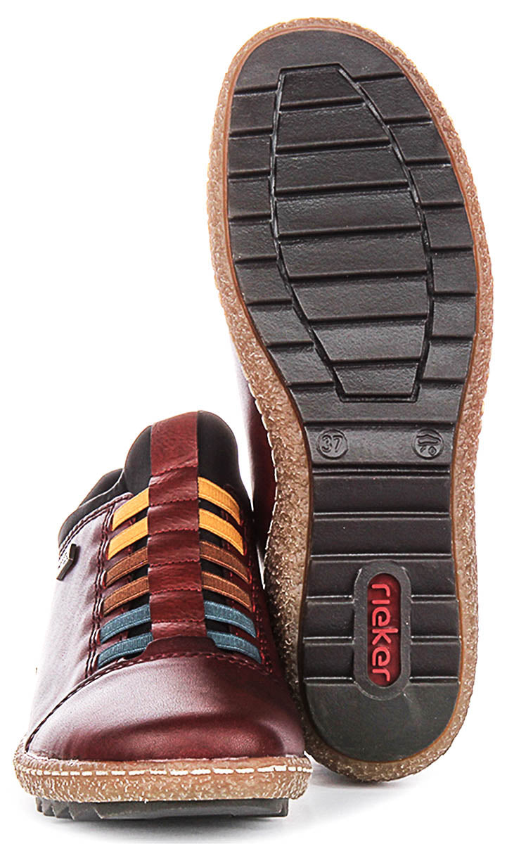 Rieker L7562-35 In Red For Women