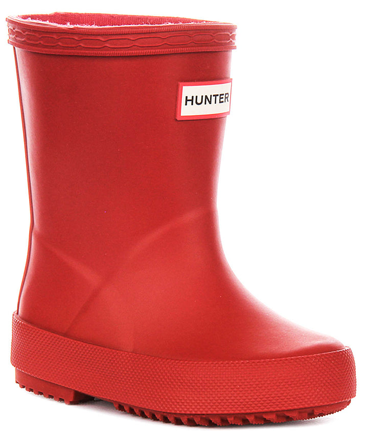 Hunter Kids First Boot In Red For Kid