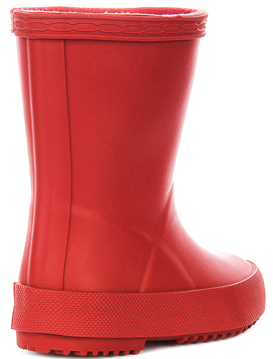 Hunter Kids First Boot In Red For Kid