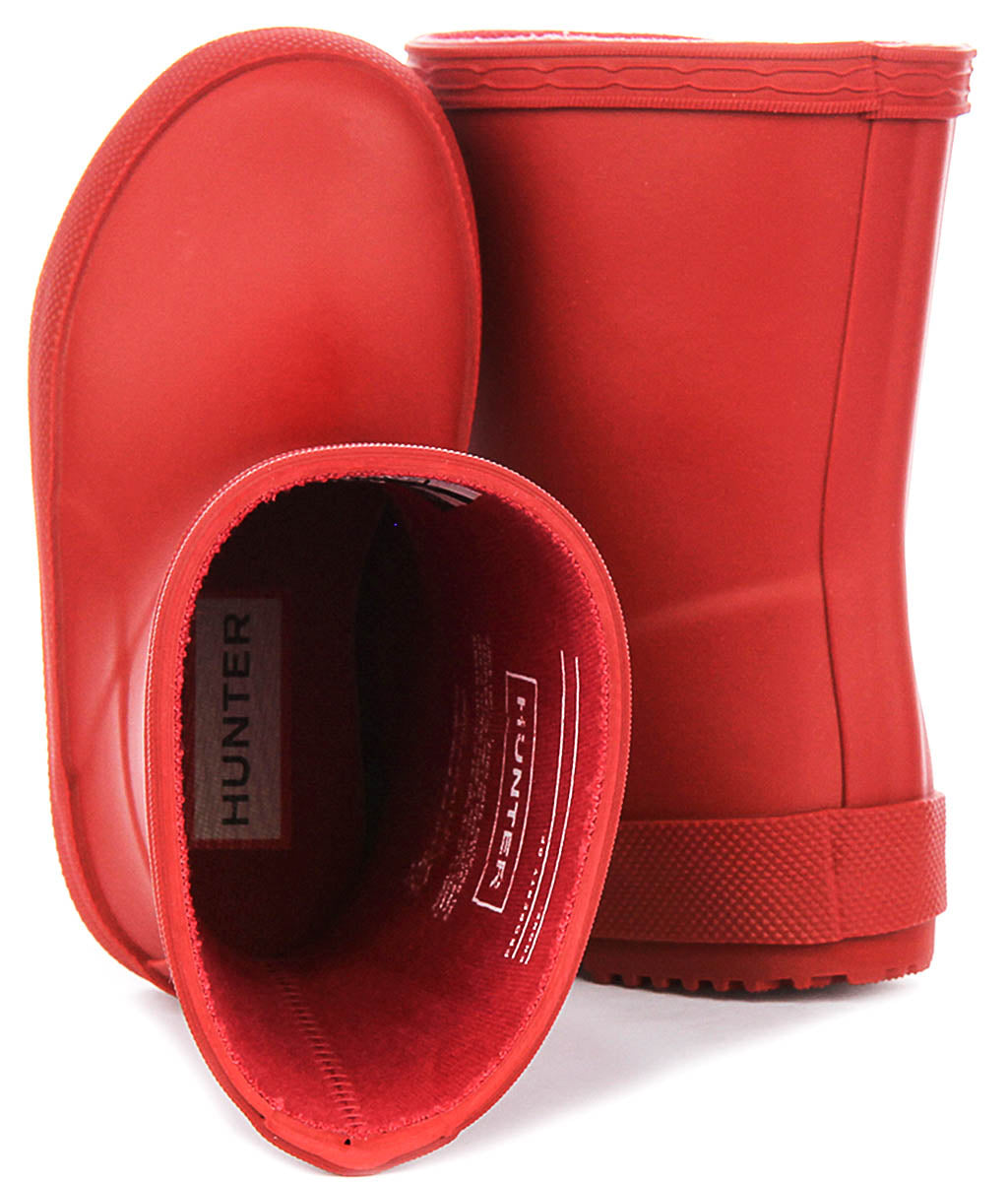 Hunter Kids First Boot In Red For Kid