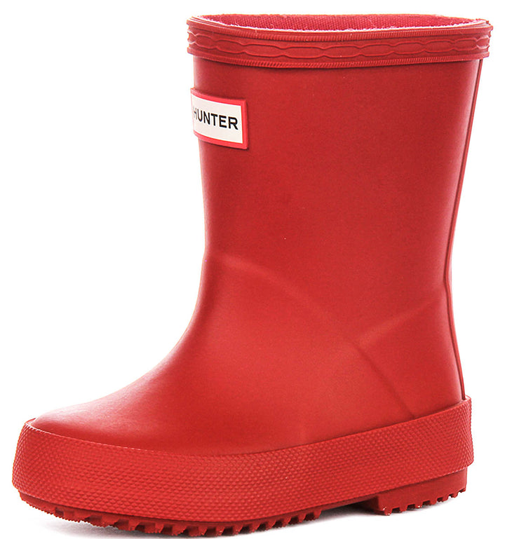 Hunter Kids First Boot In Red For Kid