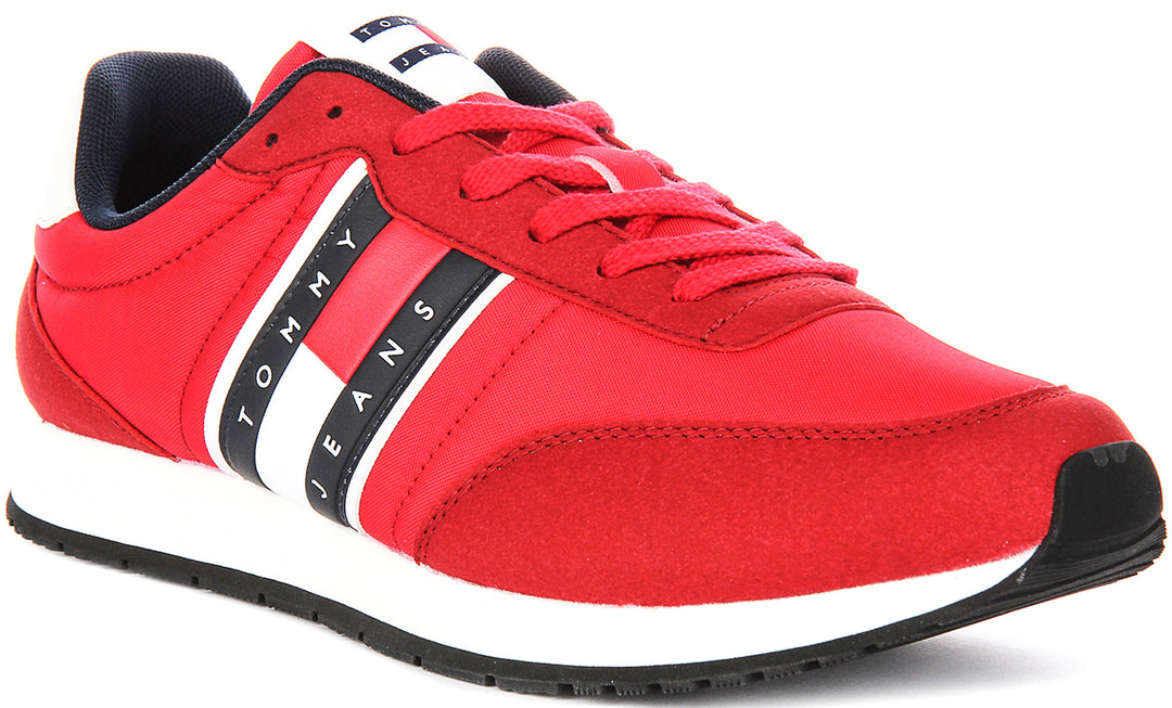 Tommy Jeans Tjm Cls Runn In Red For Men