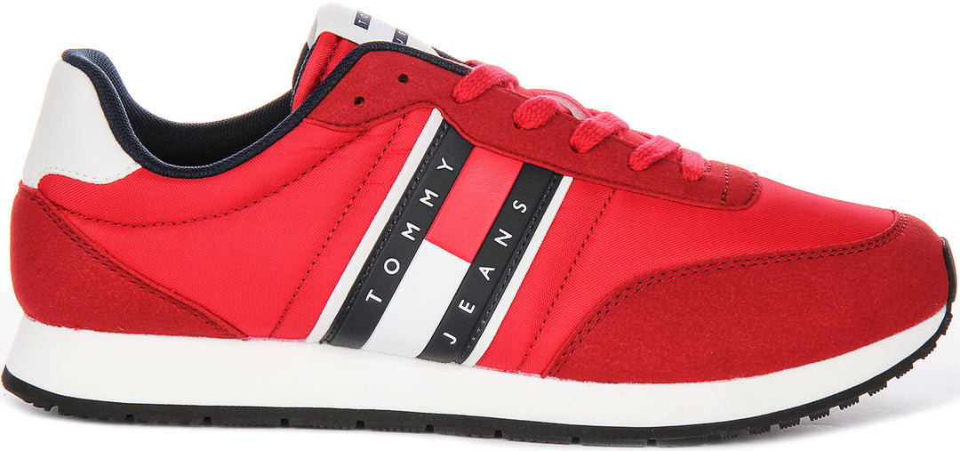 Tommy Jeans Tjm Cls Runn In Red For Men