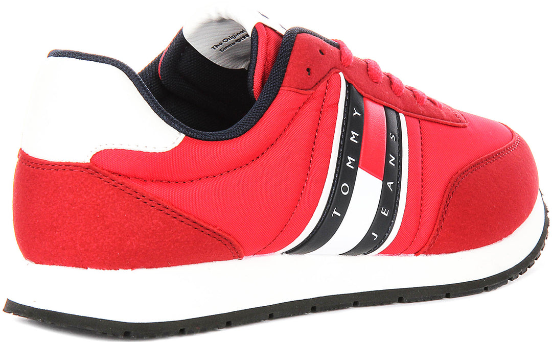 Tommy Jeans Tjm Cls Runn In Red For Men