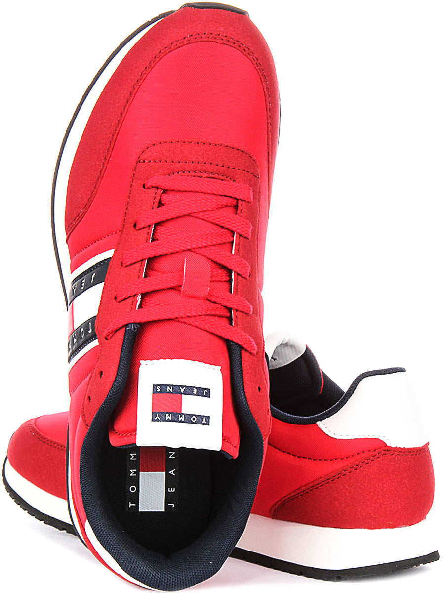 Tommy Jeans Tjm Cls Runn In Red For Men