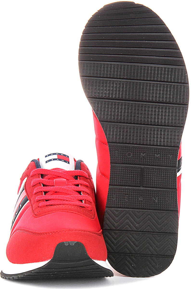 Tommy Jeans Tjm Cls Runn In Red For Men