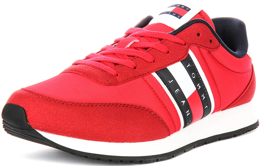 Tommy Jeans Tjm Cls Runn In Red For Men