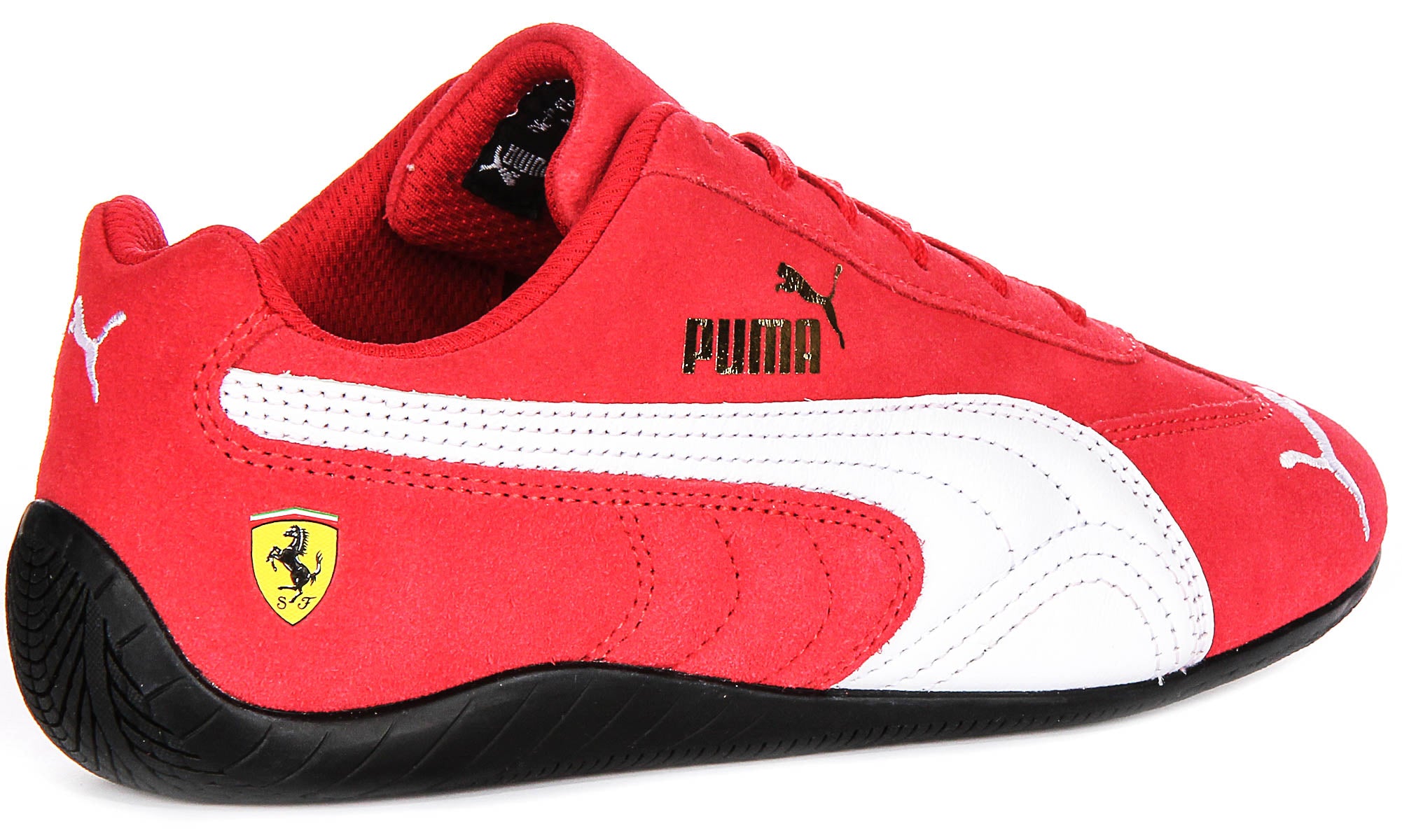 Puma Ferrari X Speedcat In Red White | Racing Low Top Driving Shoe