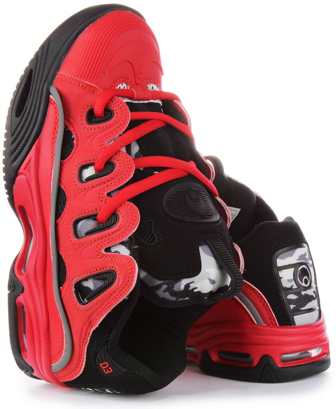 Osiris D3 2001 In Red Black For Men