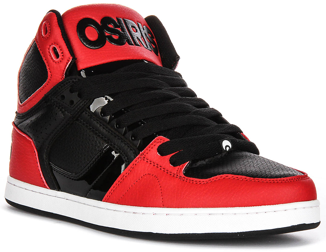 Osiris NYC 83 Clk In Red Black For Men