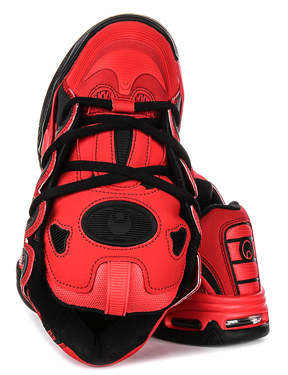 Osiris D3 2001 In Red Black For Men