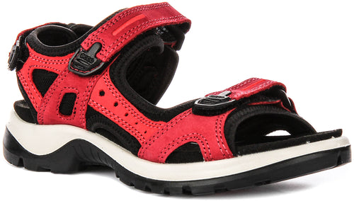 Ecco Offroad In Red Black For Women