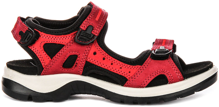 Ecco Offroad In Red Black For Women