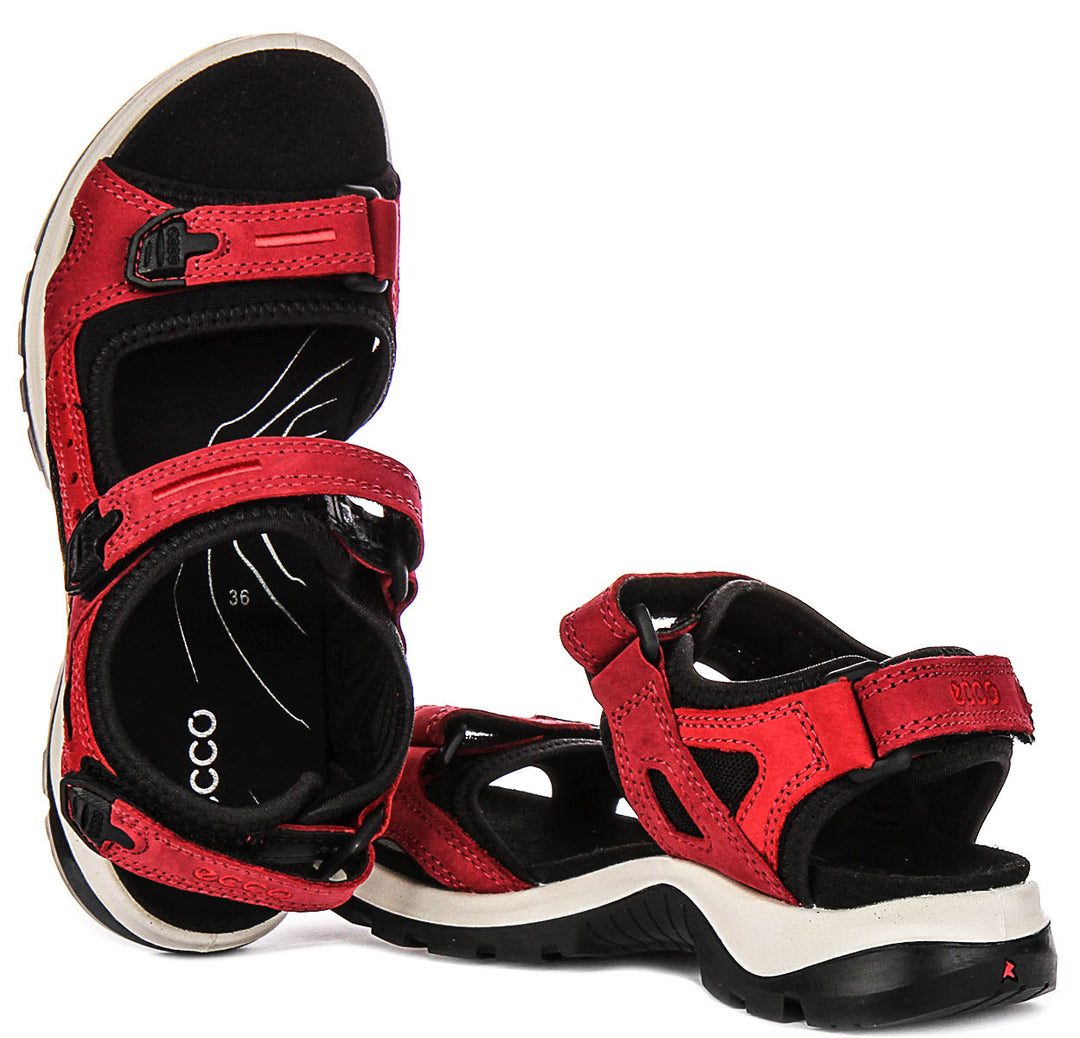Ecco Offroad In Red Black For Women