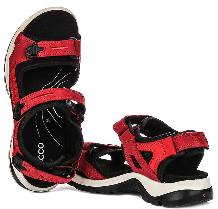 Ecco Offroad In Red Black For Women