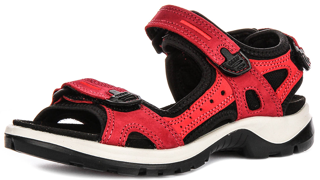 Ecco Offroad In Red Black For Women