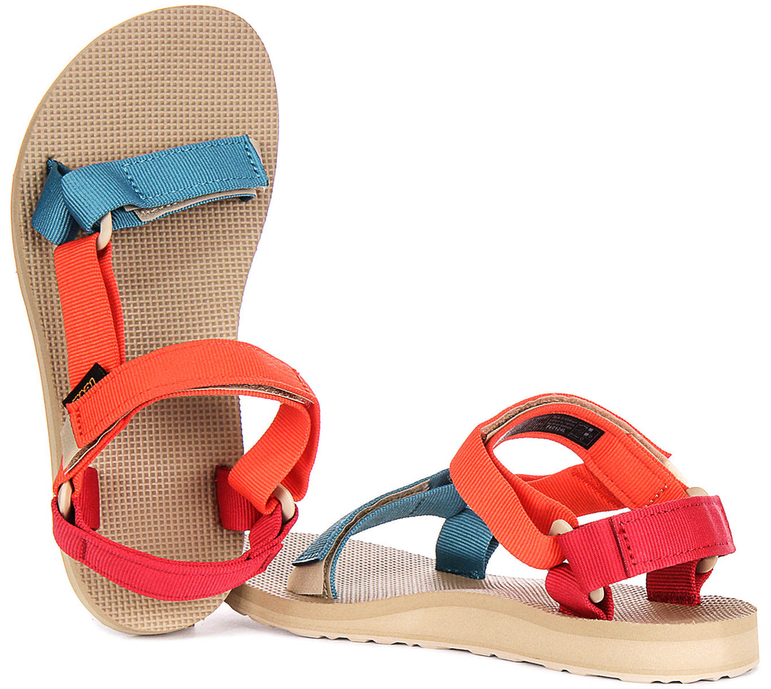 Teva Original Universal In Red Blue For Women