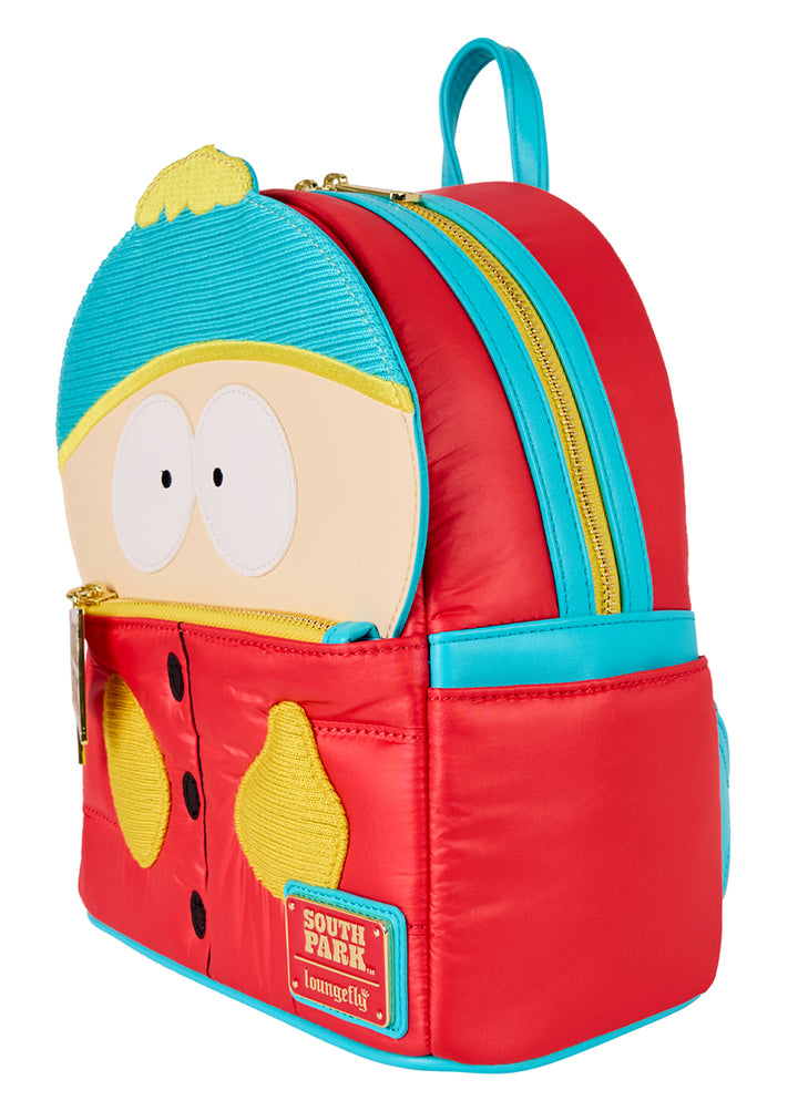 Loungefly Southpark Cartman Mini Backpack In Red Blue