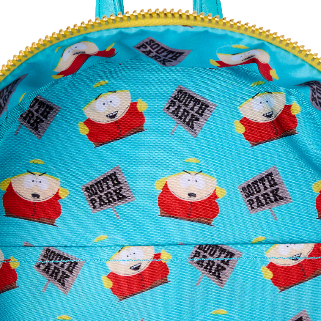 Loungefly Southpark Cartman Mini Backpack In Red Blue
