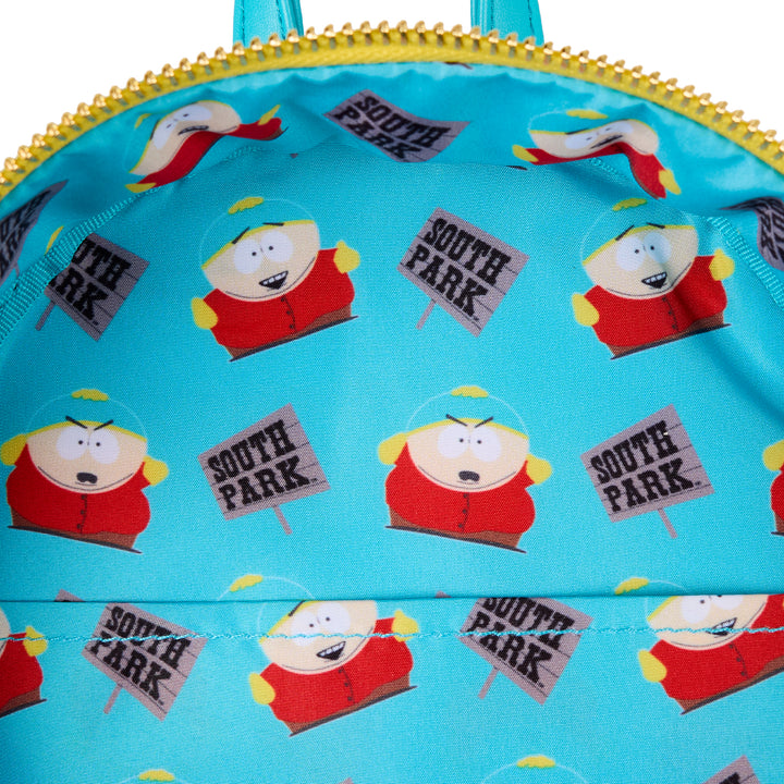 Loungefly Southpark Cartman Mini Backpack In Red Blue