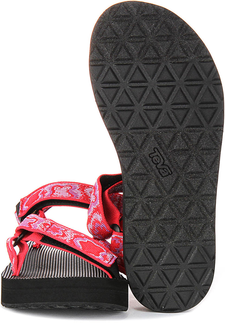 Teva Midform Universe In Red Floral For Women