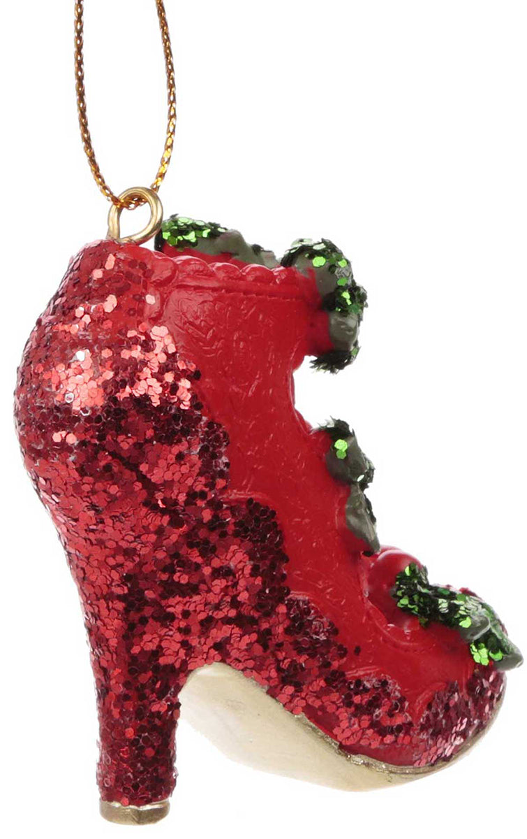 Irregular Choice Retro Mix Accessorio Ornamentale Palla di Natale in Miscela di Rosso