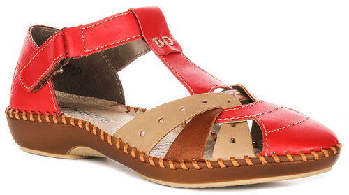 Rieker M1655-33 In Red Multi For Women