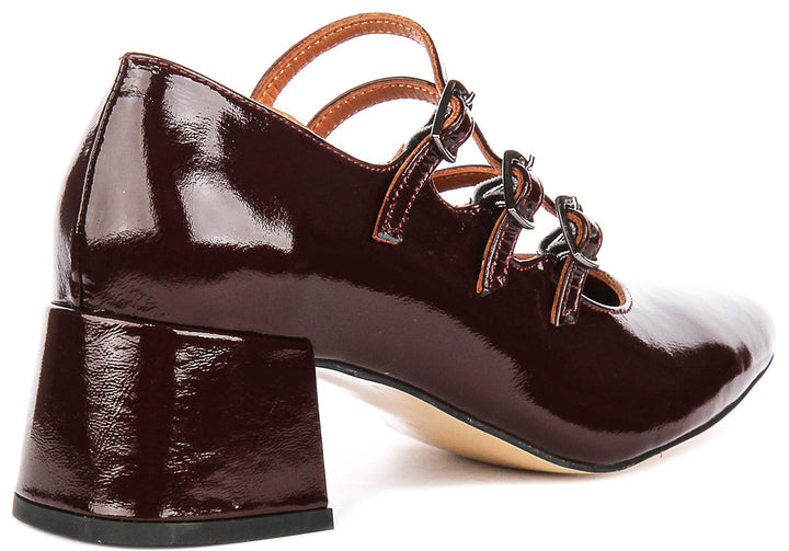 Justinreess England Kate 2 In Red Patent For Women