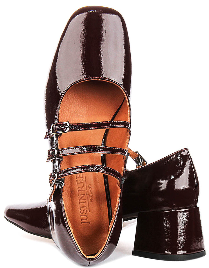 Justinreess England Kate 2 In Red Patent For Women